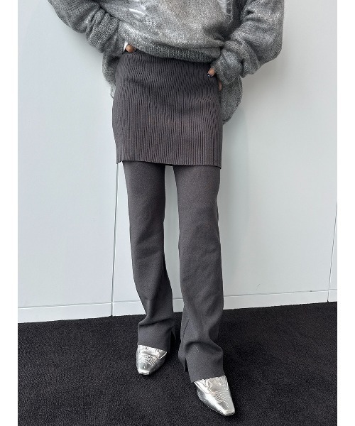 COMFY KNIT SKIRT PANTS（その他パンツ）｜ELCHELE（エルチェレ）の