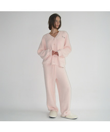 LAZYZ（レイジジ）の「スウィートドリームフラッフィーカーディガンパンツセット（ベイビーピンク）（ルームウェア/パジャマ）」