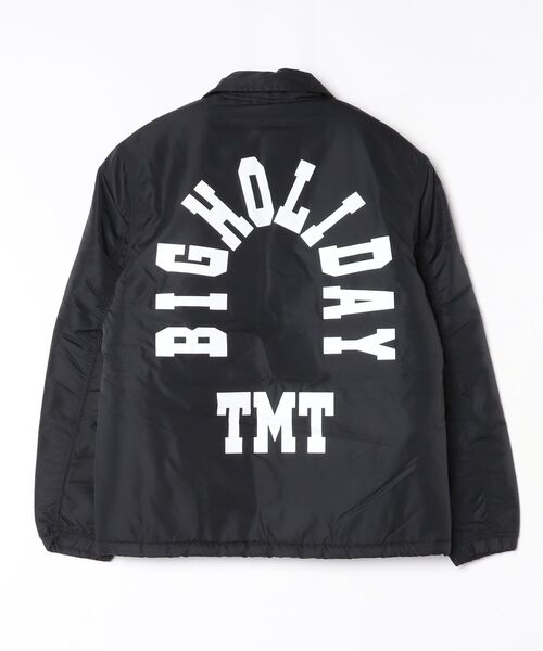 TMT(ティーエムティー)の「【TMT/ティーエムティー】BIG LOGO NYLON BOA JACKET(ブルゾン・メンズ・ベージュ/ブラック/バーガンディー・MEDIUM/LARGE)」の4枚目の写真