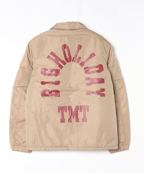TMT(ティーエムティー)の「【TMT/ティーエムティー】BIG LOGO NYLON BOA JACKET(ブルゾン・メンズ・ベージュ/ブラック/バーガンディー・MEDIUM/LARGE)」の5枚目の写真