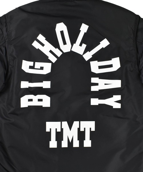TMT(ティーエムティー)の「【TMT/ティーエムティー】BIG LOGO NYLON BOA JACKET(ブルゾン・メンズ・ベージュ/ブラック/バーガンディー・MEDIUM/LARGE)」の14枚目の写真