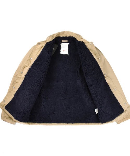 TMT(ティーエムティー)の「【TMT/ティーエムティー】BIG LOGO NYLON BOA JACKET(ブルゾン・メンズ・ベージュ/ブラック/バーガンディー・MEDIUM/LARGE)」の19枚目の写真