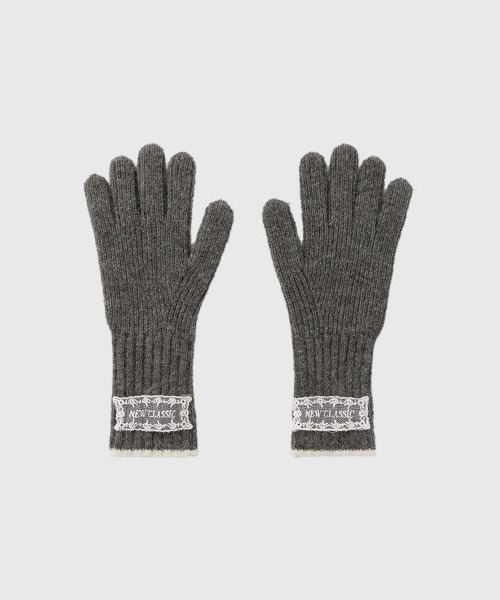 GENERAL IDEA】フィンガーホール・ニット手袋 / FINGERHOLE LACE KNIT