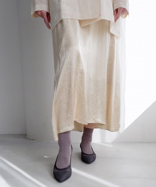 MODE KAORI(モードカオリ)の「メッシュパンプス/62100(パンプス・レディース・アイボリー/ブラック/ダークブラウン・24.5cm/24cm/23.5cm/23cm/22.5cm)」の12枚目の写真