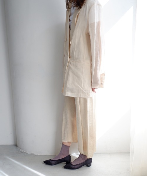 MODE KAORI(モードカオリ)の「メッシュパンプス/62100(パンプス・レディース・アイボリー/ブラック/ダークブラウン・24.5cm/24cm/23.5cm/23cm/22.5cm)」の17枚目の写真