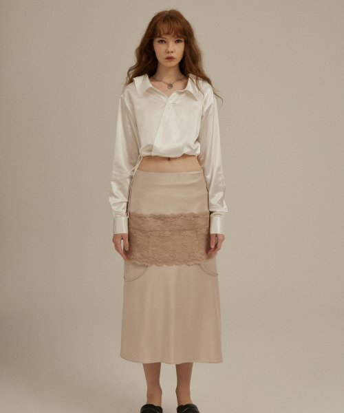 ULKIN（ウルキン）の「[ランウェイ] スリップミディスカート ピンク（スカート・レディース・その他・MEDIUM/SMALL）」の2枚目の写真