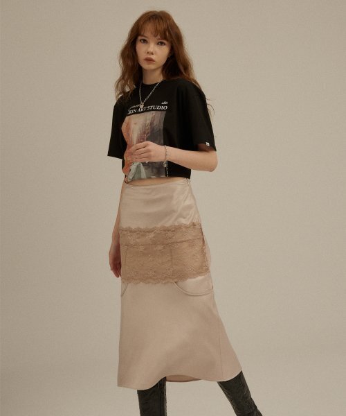 ULKIN（ウルキン）の「[ランウェイ] スリップミディスカート ピンク（スカート・レディース・その他・MEDIUM/SMALL）」の5枚目の写真