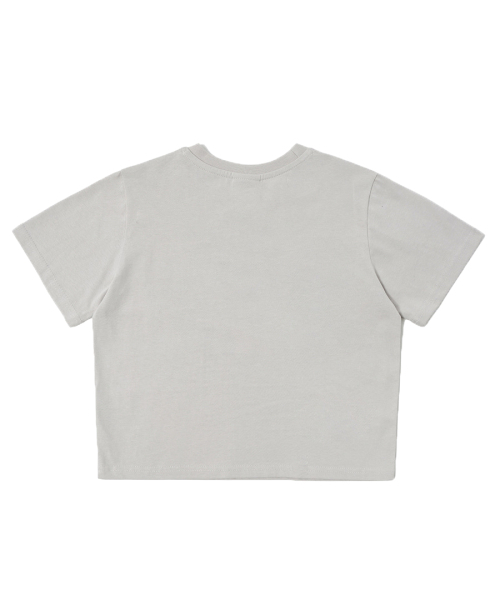 MATCHGLOBE（マッチグローブ）の「ハートチェリークロップTシャツ（ベージュ）（Tシャツ/カットソー・レディース・その他・FREE）」の3枚目の写真