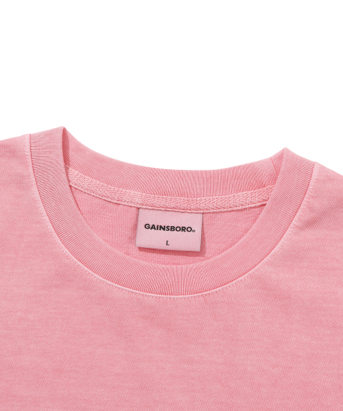 GAINSBORO（ゲインズボロ）の「[クールコットン] ピグメントサークルスターロゴTシャツ_コーラルピンク（Tシャツ/カットソー・レディース・その他・LARGE/MEDIUM/SMALL/X-SMALL）」の4枚目の写真