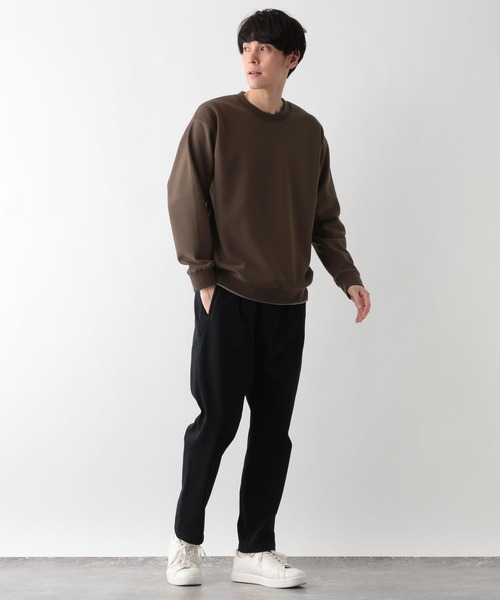 GLOBAL WORK（グローバルワーク）の「配色ライン裏フリースプルオーバー/611143（Tシャツ/カットソー・メンズ・ブルー系その他4/ホワイト/チャコールグレー/ダークブラウン・LARGE/MEDIUM/X-LARGE/SMALL）」の14枚目の写真