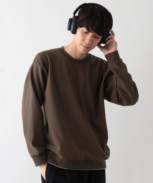 GLOBAL WORK（グローバルワーク）の「配色ライン裏フリースプルオーバー/611143（Tシャツ/カットソー・メンズ・ブルー系その他4/ホワイト/チャコールグレー/ダークブラウン・LARGE/MEDIUM/X-LARGE/SMALL）」の18枚目の写真