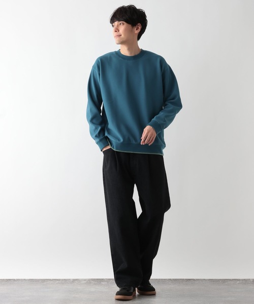 GLOBAL WORK（グローバルワーク）の「配色ライン裏フリースプルオーバー/611143（Tシャツ/カットソー・メンズ・ブルー系その他4/ホワイト/チャコールグレー/ダークブラウン・LARGE/MEDIUM/X-LARGE/SMALL）」の20枚目の写真