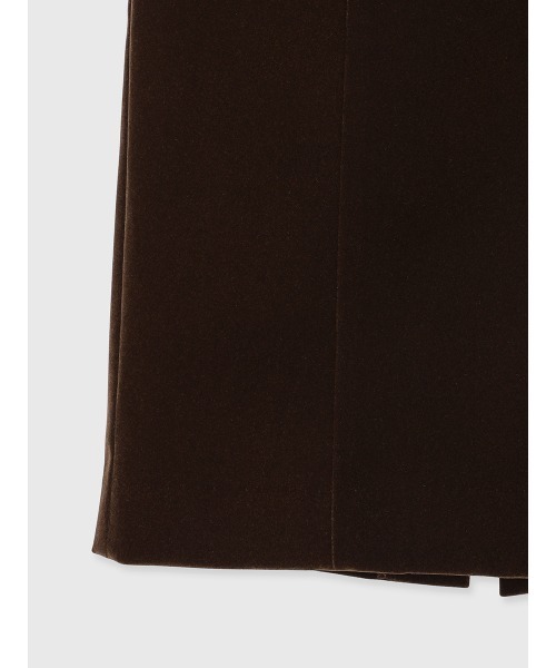 anuans（アニュアンス）の「ベルベットナロースカート（スカート・レディース・ブラウン/ブラック・SMALL/MEDIUM）」の5枚目の写真