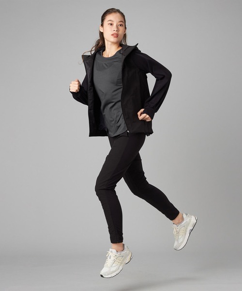 Chacott（チャコット）の「ハイブリッド中わたパンツ（スウェットパンツ・レディース・ブラック/カーキ・M）」の8枚目の写真