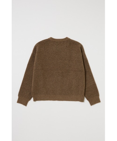 MOUSSY(マウジー)の「FLORAL PATCH JACQUARD セーター(ニット/セーター・レディース・ブラウン/チャコールグレー・FREE)」の4枚目の写真