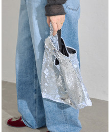 IENA | MALUS/マリュス Sequins mini bag バッグ MSG-021(ハンドバッグ)