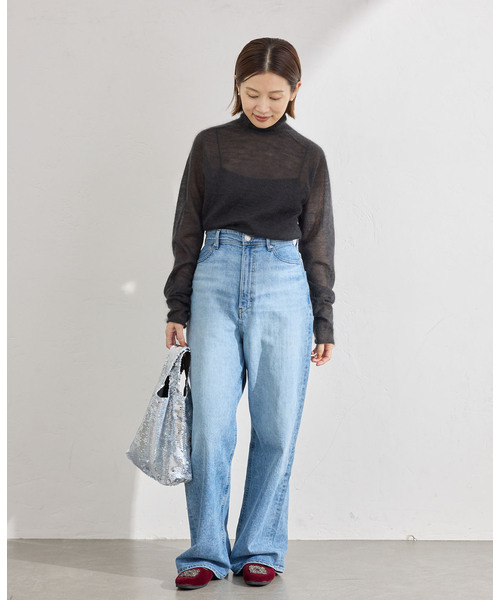 IENA（イエナ）の「MALUS/マリュス Sequins mini bag バッグ MSG-021（ハンドバッグ・レディース・ホワイト/ブラウン・FREE）」の13枚目の写真