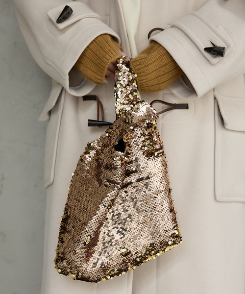 IENA（イエナ）の「MALUS/マリュス Sequins mini bag バッグ MSG-021（ハンドバッグ・レディース・ホワイト/ブラウン・FREE）」の22枚目の写真