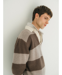 RUGBY SWEATER BEIGE/BROWN