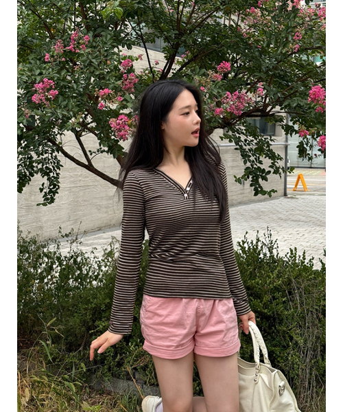 CATTLINE(カトリン)の「ストライプニットスリムフィットニット(ニット/セーター・レディース・その他・FREE)」の17枚目の写真