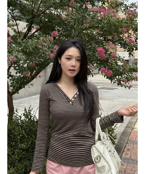 CATTLINE(カトリン)の「ストライプニットスリムフィットニット(ニット/セーター・レディース・その他・FREE)」の18枚目の写真