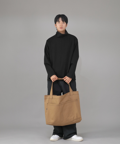 SAINTCREW(セントクルー)の「メガビッグサイズペンタゴンエコバッグ MBE-141 キャメル BKS(エコバッグ/サブバッグ・メンズ・その他・フリー)」の3枚目の写真