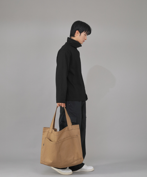 SAINTCREW(セントクルー)の「メガビッグサイズペンタゴンエコバッグ MBE-141 キャメル BKS(エコバッグ/サブバッグ・メンズ・その他・フリー)」の7枚目の写真