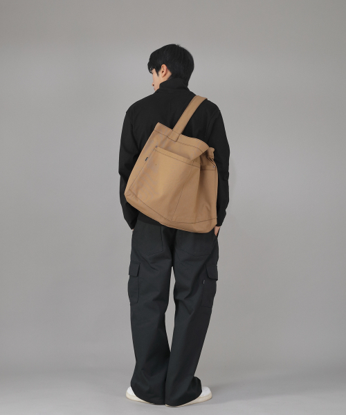 SAINTCREW(セントクルー)の「メガビッグサイズペンタゴンエコバッグ MBE-141 キャメル BKS(エコバッグ/サブバッグ・メンズ・その他・フリー)」の8枚目の写真