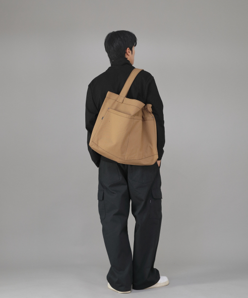 SAINTCREW(セントクルー)の「メガビッグサイズペンタゴンエコバッグ MBE-141 キャメル BKS(エコバッグ/サブバッグ・メンズ・その他・フリー)」の9枚目の写真