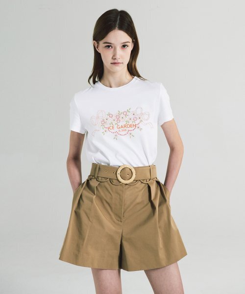 ICE GARDEN A.508(アイス ガーデン エイオーゴンパル)の「Floral Graphic T-shirt (Tequila Sunrise)(Tシャツ/カットソー・レディース・その他・SMALL/MEDIUM)」の2枚目の写真