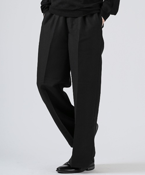 LUXSTYLE（ラグスタイル）の「ポリエステルツイルイージーパンツ（スラックス・メンズ・ネイビー/グレー/ブラック・L/M）」の7枚目の写真