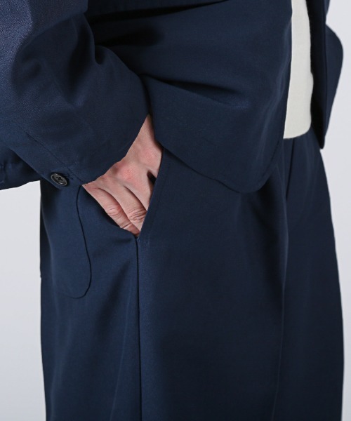 LUXSTYLE（ラグスタイル）の「ポリエステルツイルイージーパンツ（スラックス・メンズ・ネイビー/グレー/ブラック・L/M）」の13枚目の写真