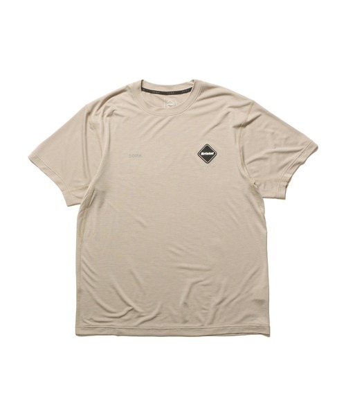 F.C.Real Bristol(エフシーレアルブリストル)の「POLARTEC S/S WORKOUT TOP(Tシャツ/カットソー・メンズ・グレイッシュベージュ/チャコールグレー/ブラック・SMALL/X-LARGE/LARGE/MEDIUM/XX-LARGE)」の1枚目の写真