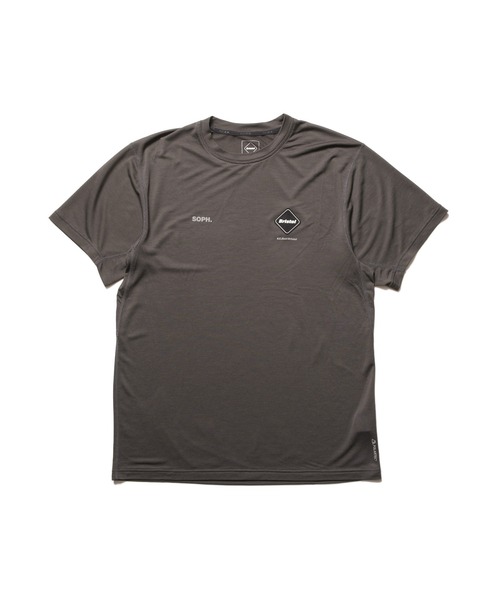 F.C.Real Bristol(エフシーレアルブリストル)の「POLARTEC S/S WORKOUT TOP(Tシャツ/カットソー・メンズ・グレイッシュベージュ/チャコールグレー/ブラック・SMALL/X-LARGE/LARGE/MEDIUM/XX-LARGE)」の3枚目の写真