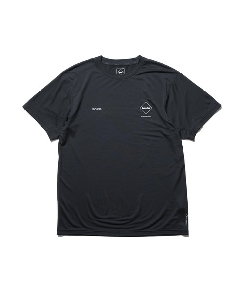 F.C.Real Bristol(エフシーレアルブリストル)の「POLARTEC S/S WORKOUT TOP(Tシャツ/カットソー・メンズ・グレイッシュベージュ/チャコールグレー/ブラック・SMALL/X-LARGE/LARGE/MEDIUM/XX-LARGE)」の2枚目の写真