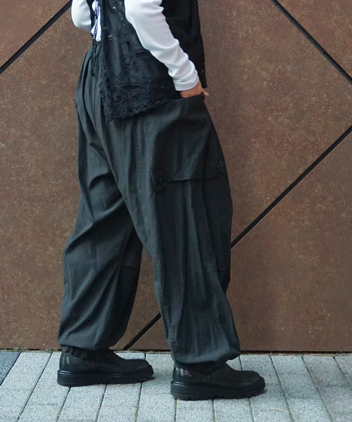 JOURNAL STANDARD LUXE（ジャーナルスタンダード　ラックス）の「《追加2》ミリタリークロス カーゴパンツ（カーゴパンツ・レディース・カーキ/ブラック/グレー・FREE）」の5枚目の写真