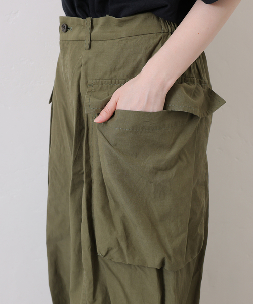 JOURNAL STANDARD LUXE（ジャーナルスタンダード　ラックス）の「《追加2》ミリタリークロス カーゴパンツ（カーゴパンツ・レディース・カーキ/ブラック/グレー・FREE）」の7枚目の写真