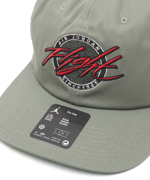 JORDAN BRAND(ジョーダンブランド)の「JORDAN BRAND U J PRO CAP US FB DC 5PNL FLT / ジョーダン ブランド プロ キャップ US FB DC 5PNL FLT / NIKE【SP】(キャップ・メンズ・グレー/ブラック・L/XL)」の10枚目の写真