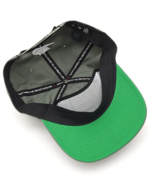 JORDAN BRAND(ジョーダンブランド)の「JORDAN BRAND U J PRO CAP US FB DC 5PNL FLT / ジョーダン ブランド プロ キャップ US FB DC 5PNL FLT / NIKE【SP】(キャップ・メンズ・グレー/ブラック・L/XL)」の8枚目の写真