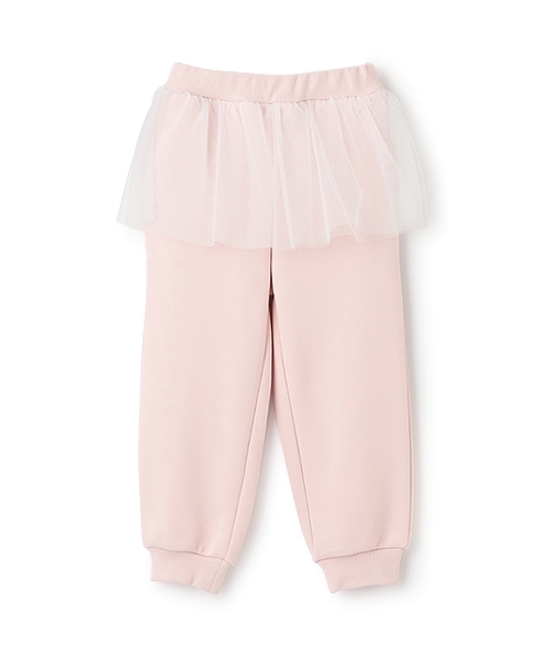 Lycee mine（リセマイン）の「【Lycee mine バレエシリーズ】【セットアップ可】チュールスカート付きスウェットパンツ（スウェットパンツ・キッズ・トップグレー/ブラック/アイボリー/ベビーピンク/ライトブルー/バイオレット/クリーム・140cm/130cm/120cm/150cm/100cm/110cm）」の20枚目の写真