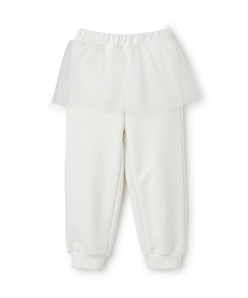 Lycee mine（リセマイン）の「【Lycee mine バレエシリーズ】【セットアップ可】チュールスカート付きスウェットパンツ（スウェットパンツ・キッズ・トップグレー/ブラック/アイボリー/ベビーピンク/ライトブルー/バイオレット/クリーム・140cm/130cm/120cm/150cm/100cm/110cm）」の21枚目の写真