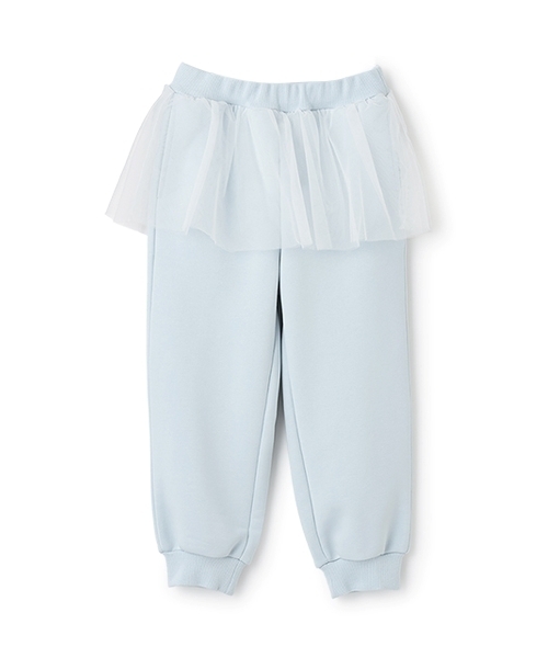 Lycee mine（リセマイン）の「【Lycee mine バレエシリーズ】【セットアップ可】チュールスカート付きスウェットパンツ（スウェットパンツ・キッズ・トップグレー/ブラック/アイボリー/ベビーピンク/ライトブルー/バイオレット/クリーム・140cm/130cm/120cm/150cm/100cm/110cm）」の22枚目の写真