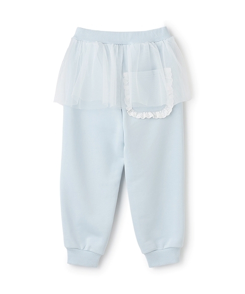 Lycee mine(リセマイン)の「【Lycee mine バレエシリーズ】【セットアップ可】チュールスカート付きスウェットパンツ【子供服】【キッズ】【女の子】(スウェットパンツ・キッズ・トップグレー/ブラック/アイボリー/ベビーピンク/ライトブルー/バイオレット/クリーム・140cm/130cm/120cm/150cm/100cm/110cm)」の15枚目の写真