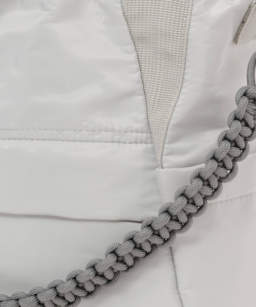 LEPSIM（レプシィム）の「【500mlペットボトルも入る】ユーティリティ巾着バッグ　633023（ショルダーバッグ・レディース・ブラック/カーキ/ライトグレー・ONE SIZE）」の21枚目の写真