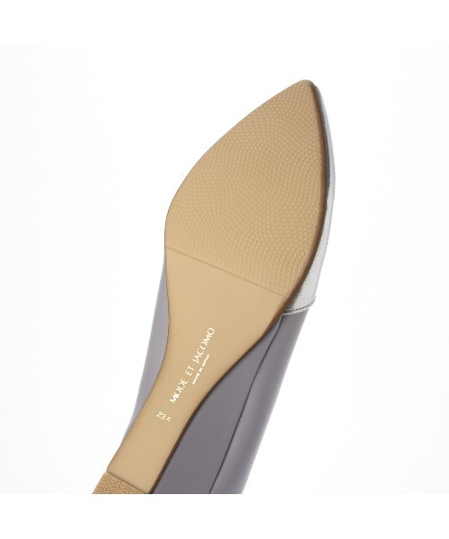 Mode et Jacomo（モードエジャコモ）の「【レイン対応】ポインテッドウェッジソールパンプス（パンプス・レディース・ブラック/グレー系カモフラージュ/ブルー系その他/ベージュ系その他・22.5cm/23cm/23.5cm/24cm/24.5cm）」の9枚目の写真