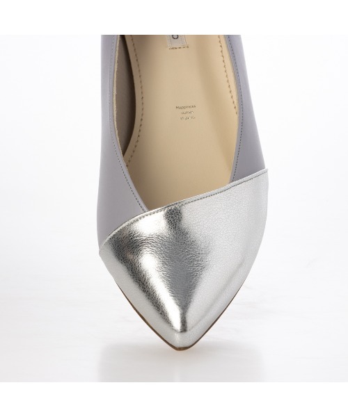 Mode et Jacomo（モードエジャコモ）の「【レイン対応】ポインテッドウェッジソールパンプス（パンプス・レディース・ブラック/グレー系カモフラージュ/ブルー系その他/ベージュ系その他・22.5cm/23cm/23.5cm/24cm/24.5cm）」の10枚目の写真