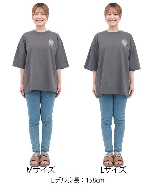 チチカカ(チチカカ)の「インティライミプリントTシャツ【ユニセックス】(Tシャツ/カットソー・メンズ・ホワイト/チャコールグレー・LARGE/MEDIUM)」の21枚目の写真