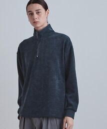 tk.TAKEO KIKUCHI（ティーケータケオキクチ）の「コーデュロイハーフジップ（Tシャツ/カットソー）」