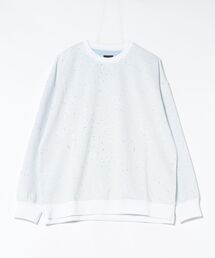 MMMM/フレンチテリーボンディングネップクルーネックスウェット