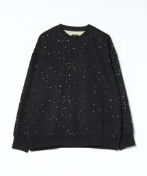 MMMM/フレンチテリーボンディングネップクルーネックスウェット